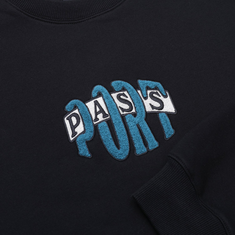 Passport Bulb Logo Chenille Sweater