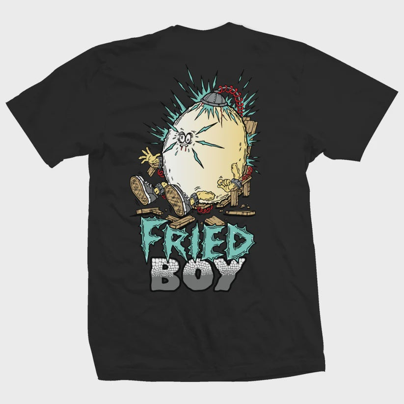 Heroin Fried Boy Tee Black XL