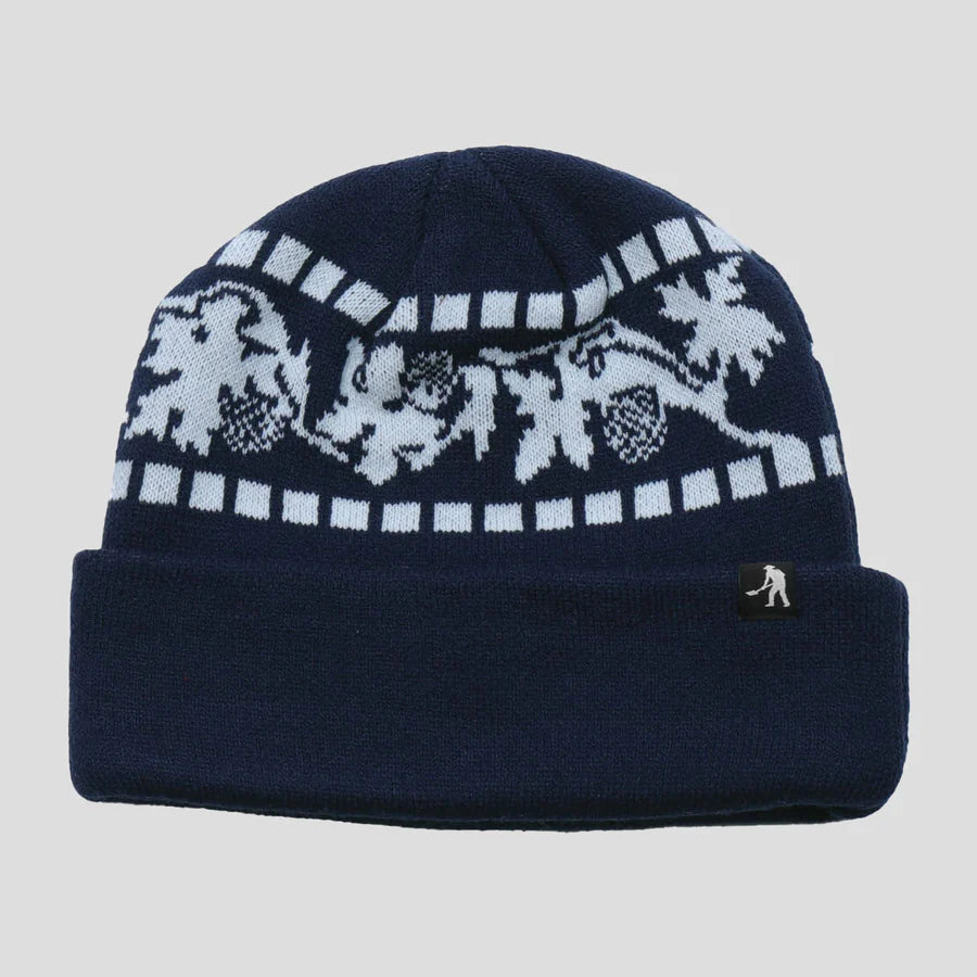 Passport Vine Beanie Navy/White