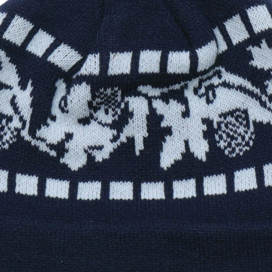 Passport Vine Beanie Navy/White