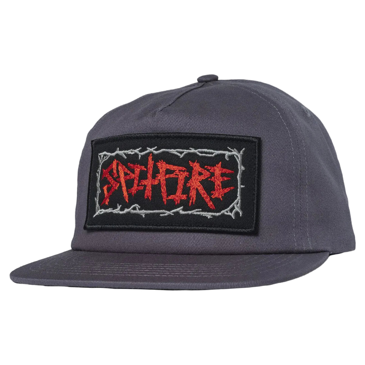 Spitfire Gasmask Script Charcoal Hat