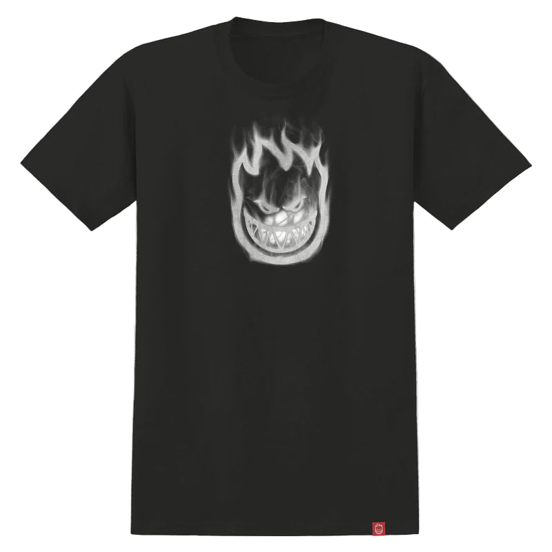 Spitfire Bighead Smoke Tee Black White Small