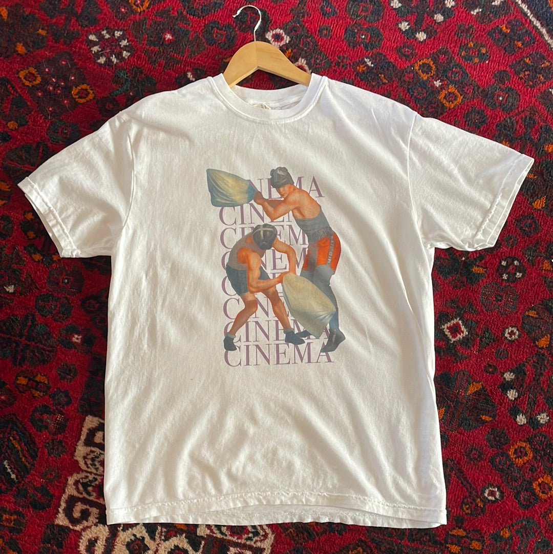 Cinema Pillow Fight Tee White