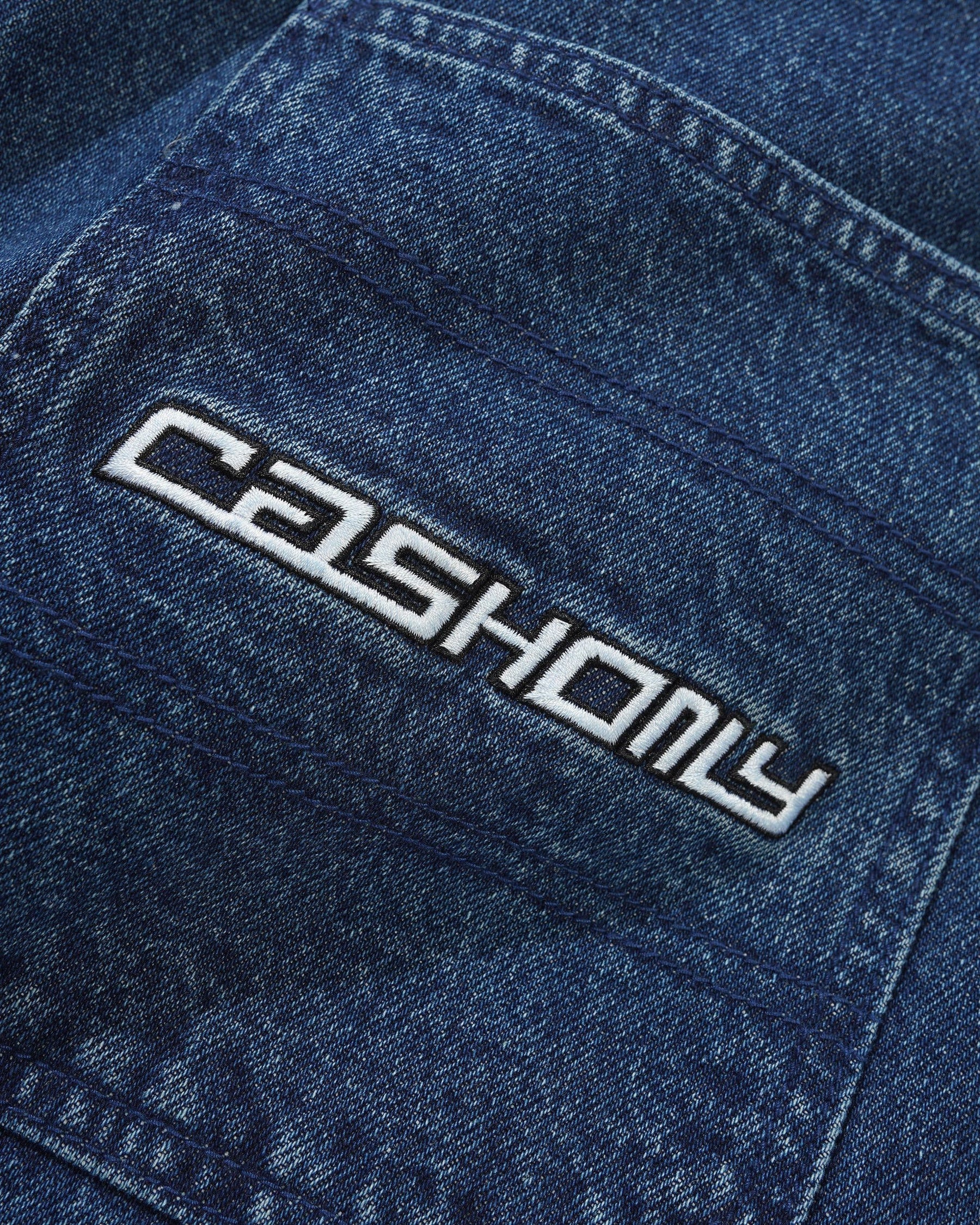 Cash Only Aleka Denim Jeans Washed Mid Blue 34