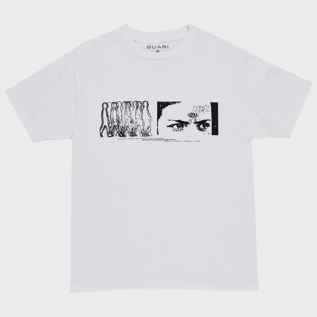 Quasi CGI Tee White Medium
