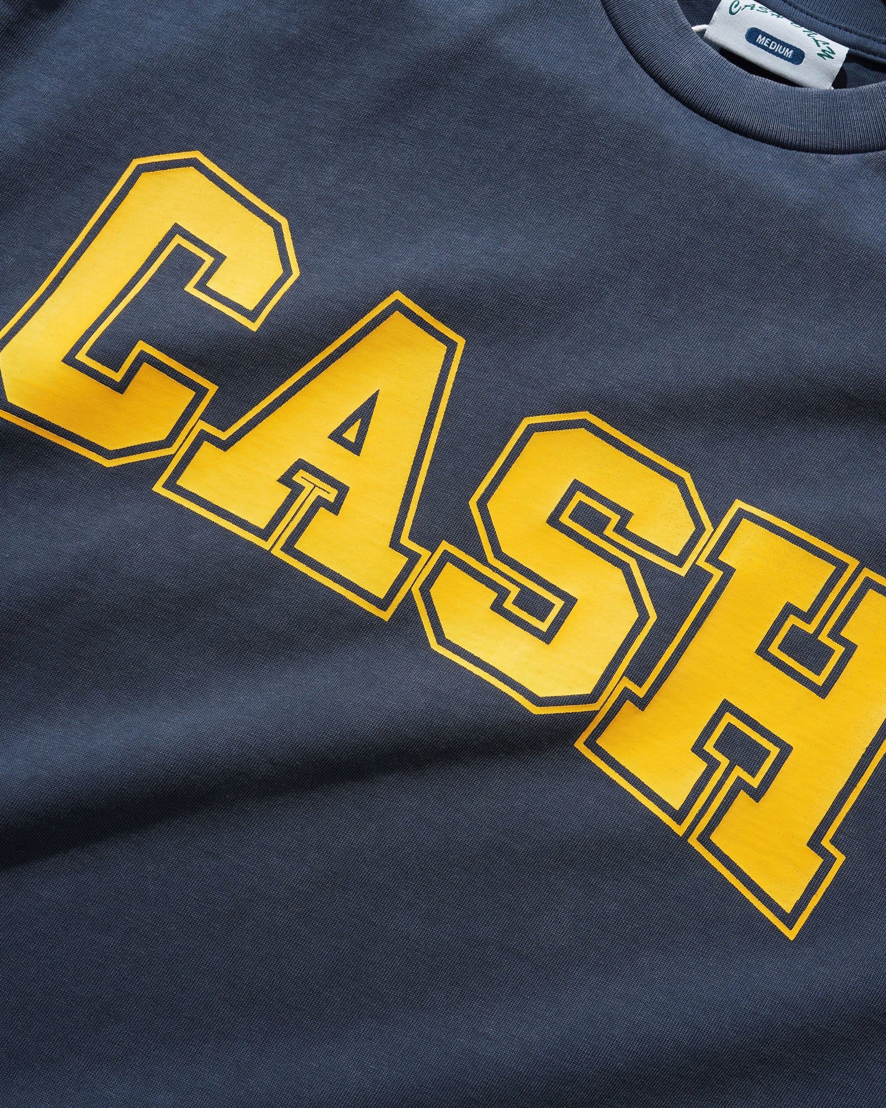 Cash Only Campus Tee Washed Navy Medium
