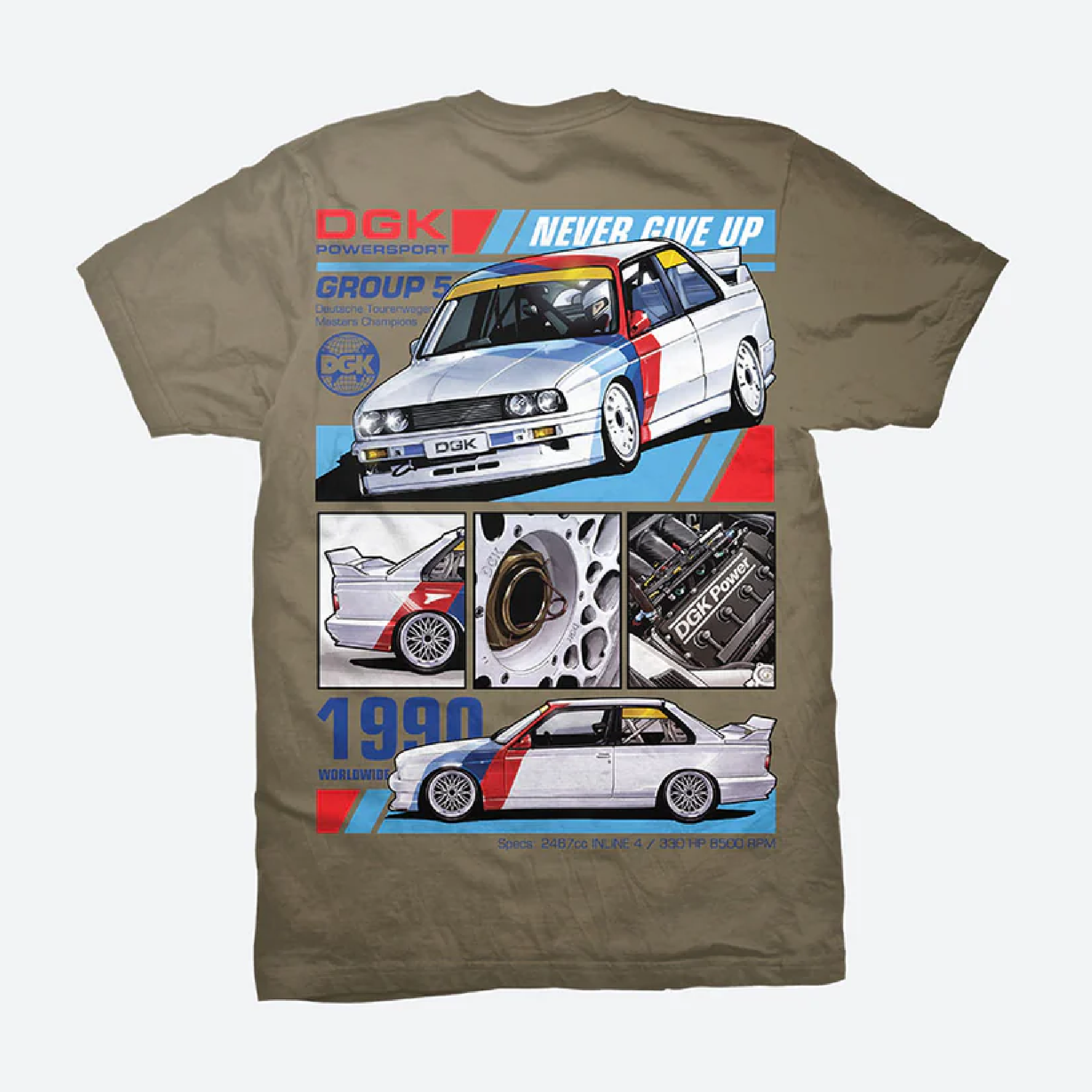 DGK Group 5 Tee Sand Small