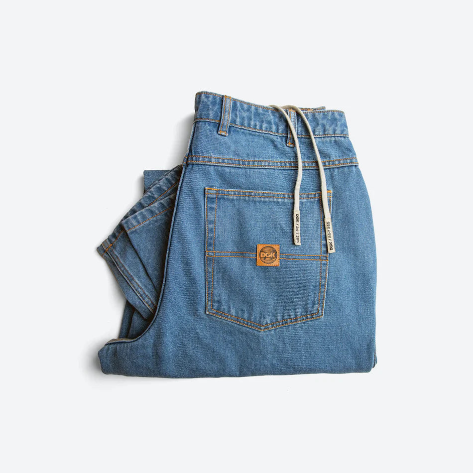 DGK Muni Denim Jean Washed Indigo