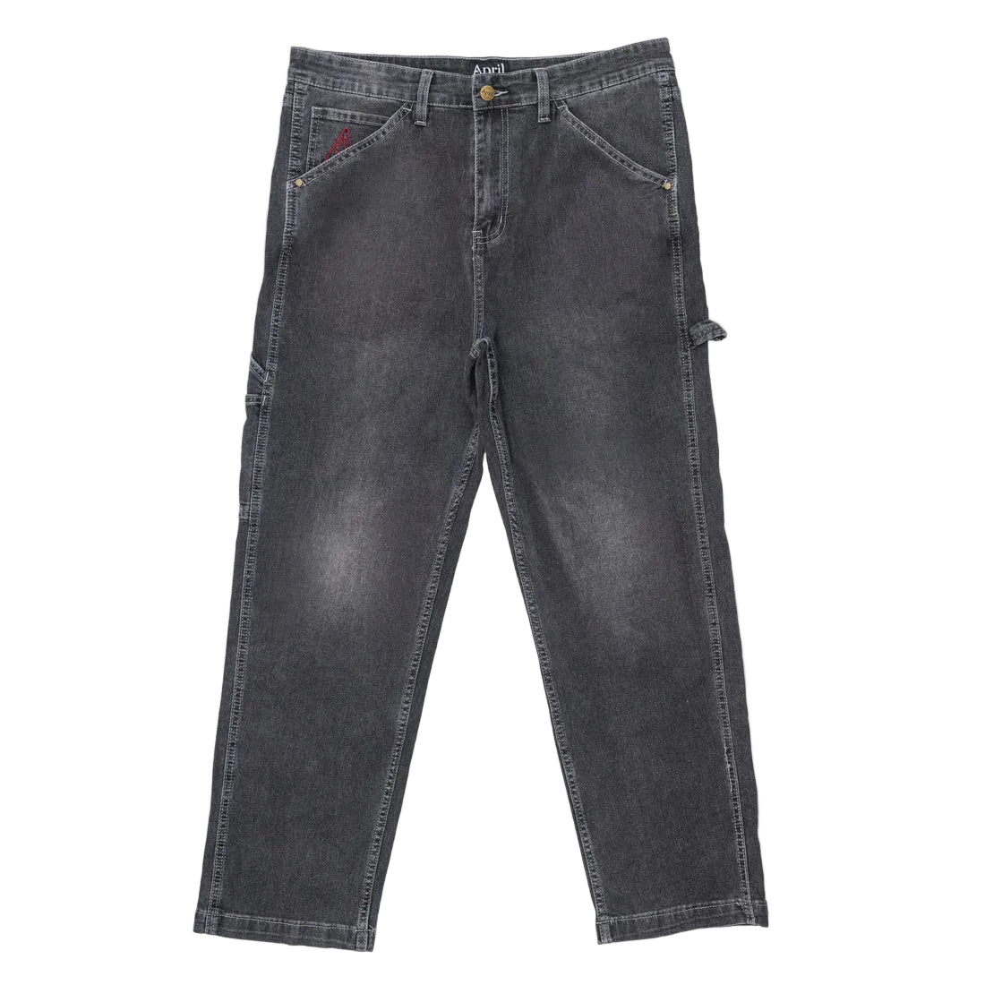 April Washed Black Carpenter Jean 30