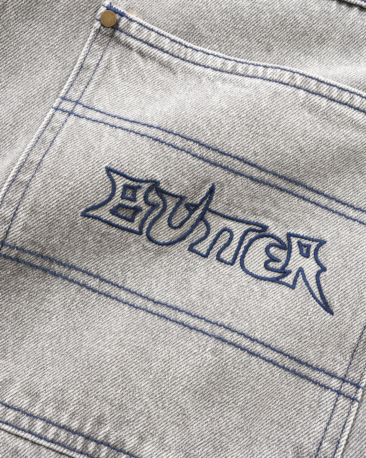 Butter Encounter Denim Shorts Washed Grey 32