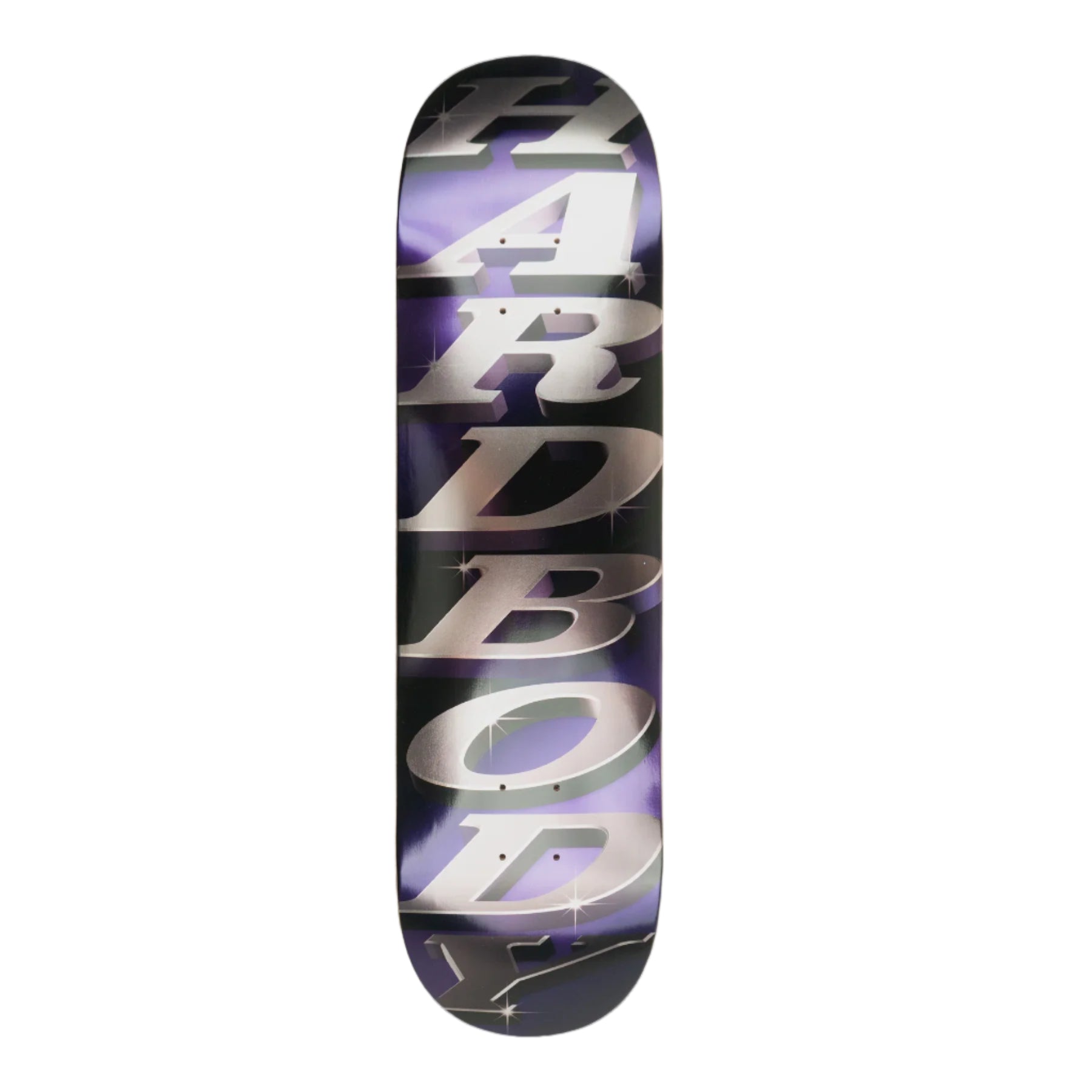 Hardbody Stacked Logo Deck Purple Foil
