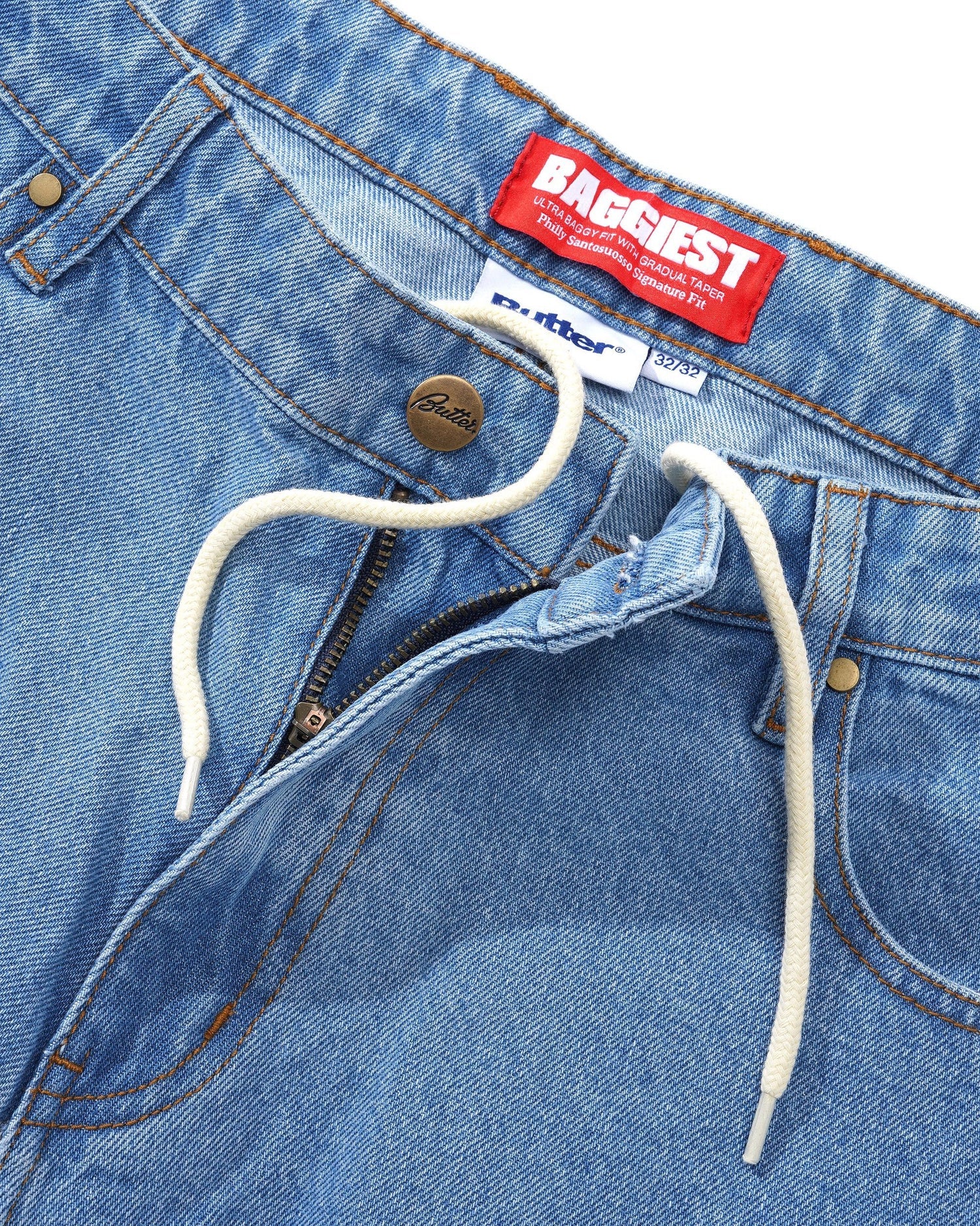 Butter Santosuosso Denim Heans Washed Indigo 34