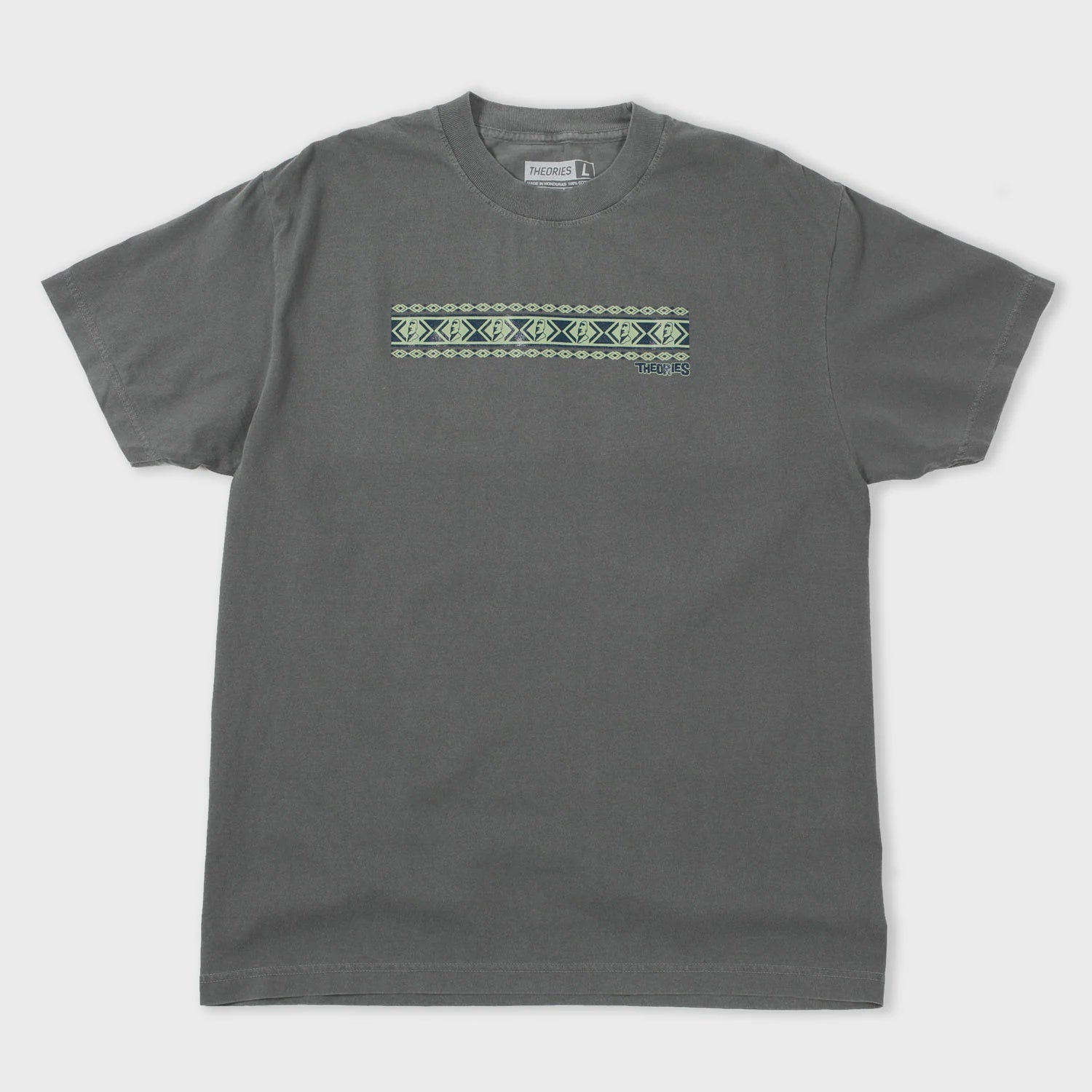 TOA EASTER ISLAND VACATION Garment Dyed Tee Washed Black L