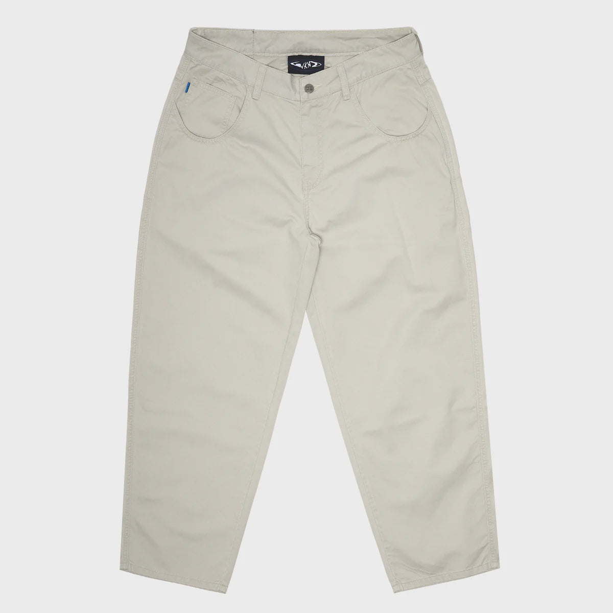 Beige pants on a white background
