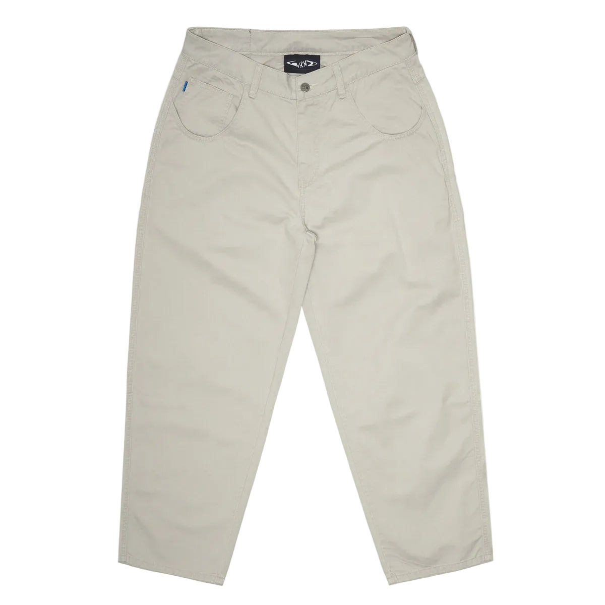 Beige pants on a white background