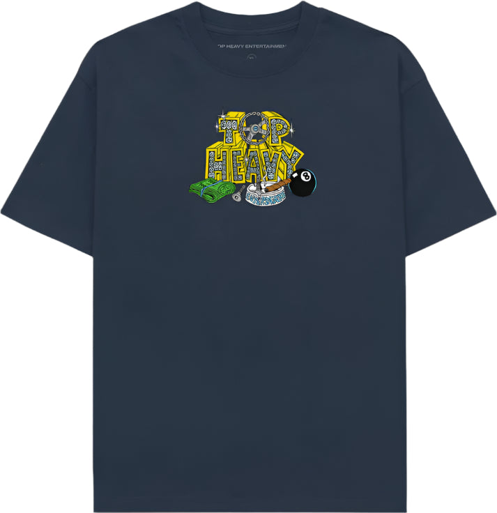 Top Heavy Payday Tee Navy Large