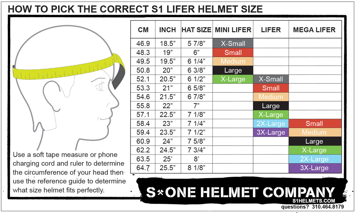 S1 Lifer Certified Helmet Matte Black Large