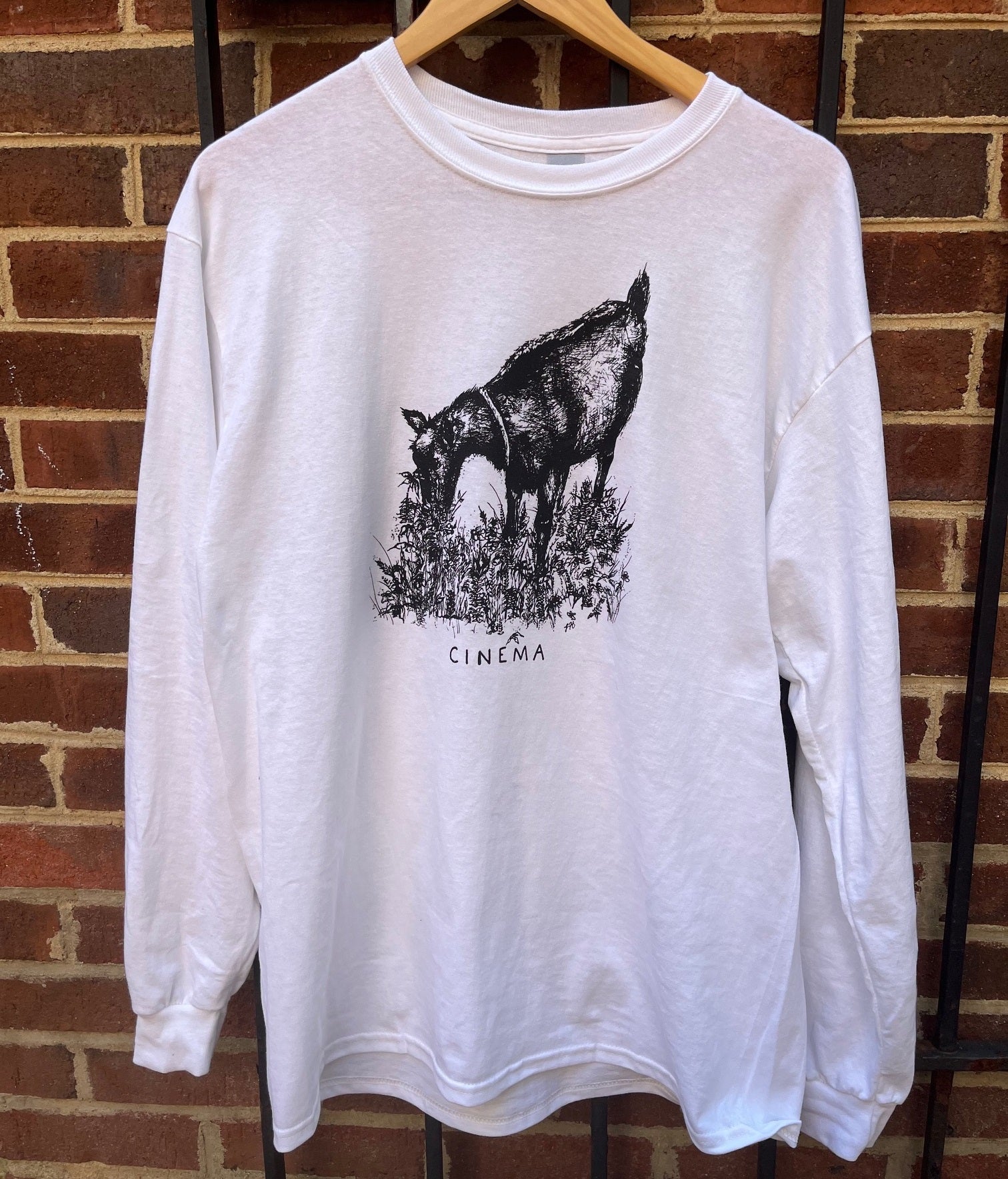 Cinema Goat Long Sleeve Tee by Lilly