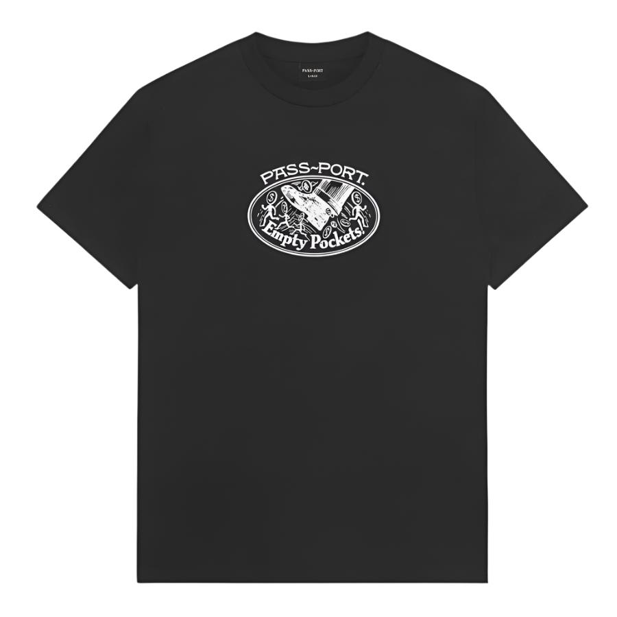 Passport Empty Pockets Tee Black Medium