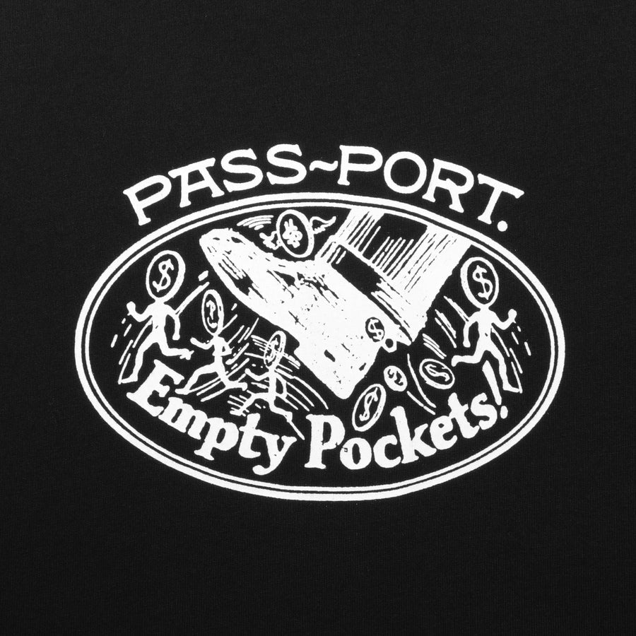 Passport Empty Pockets Tee Black Medium