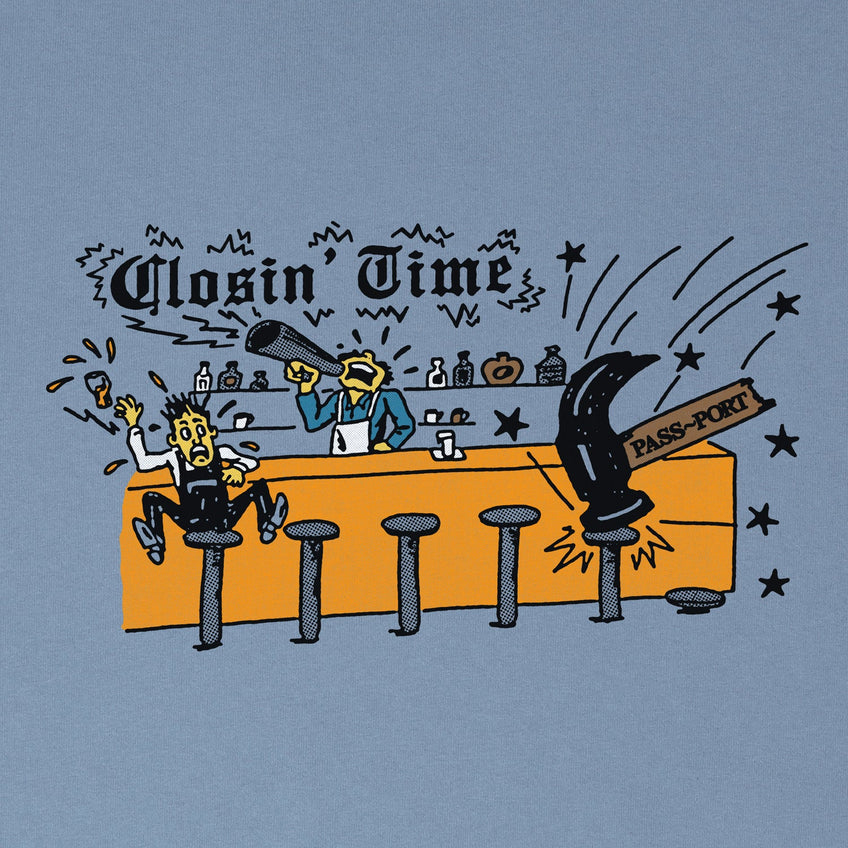 Passport Closin' Time Tee Blue XL