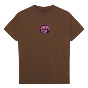 Passport Glyph Tee Chocolate Medium
