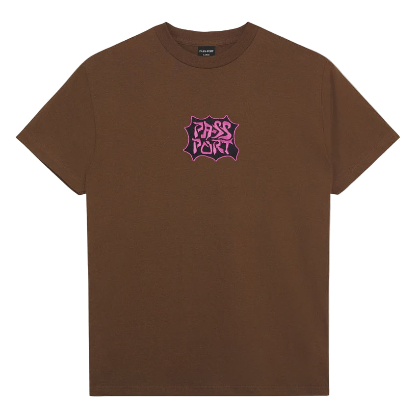Passport Glyph Tee Chocolate Medium
