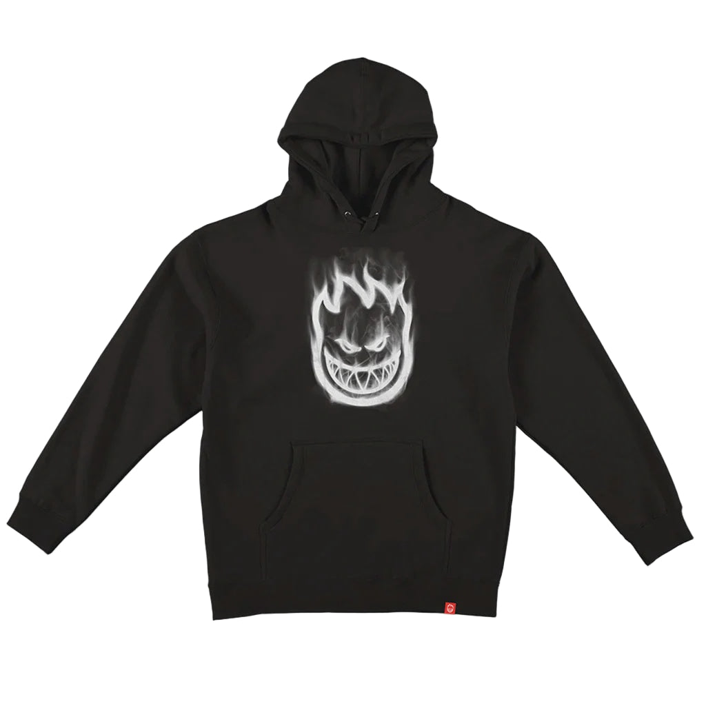 Spitfire Smoke Bighead Hoodie Black White Small