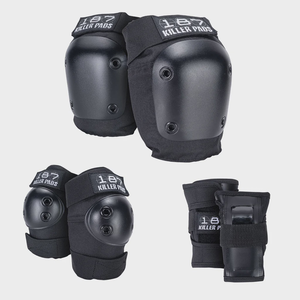 187 Killer Pads 6 Pack Black XS