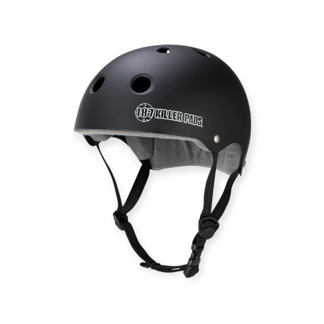 187 Pro Skate Helmet Sweatsaver Matte Black XXL