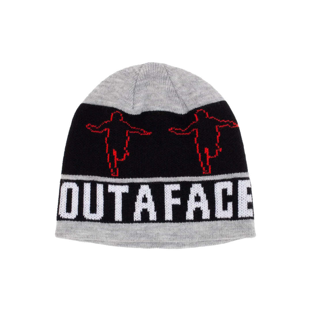 Hockey Eyes Without a Face Beanie Grey