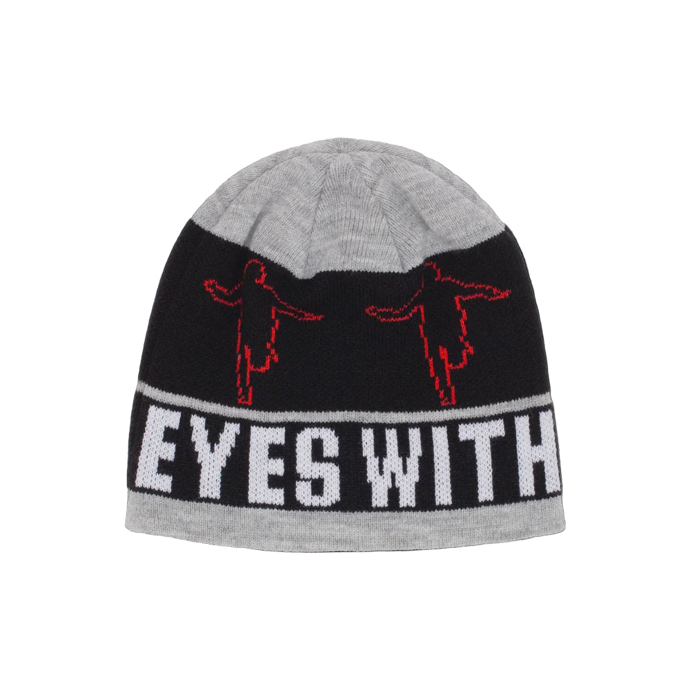 Hockey Eyes Without a Face Beanie Grey