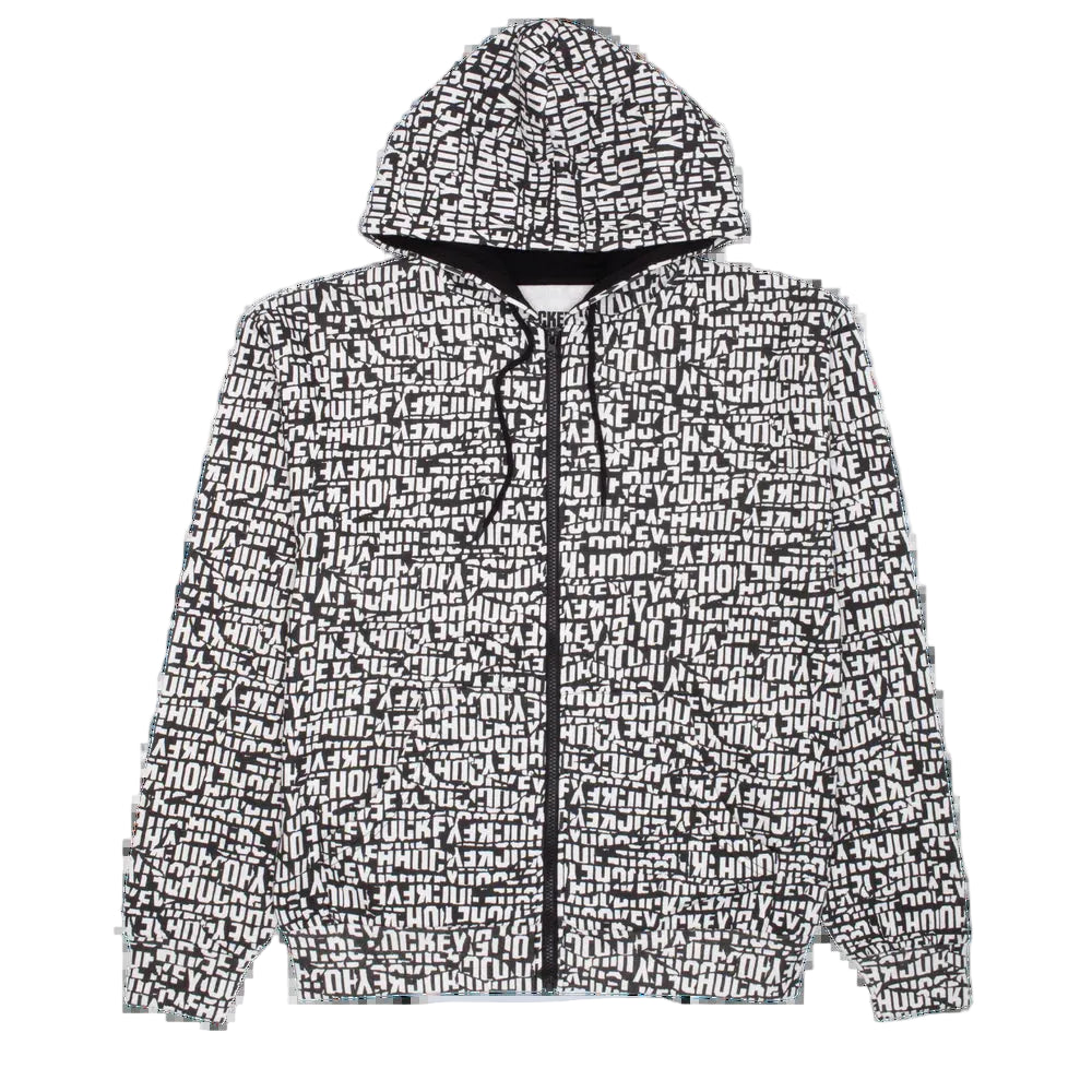 Hockey Torn Hoodie Black Medium