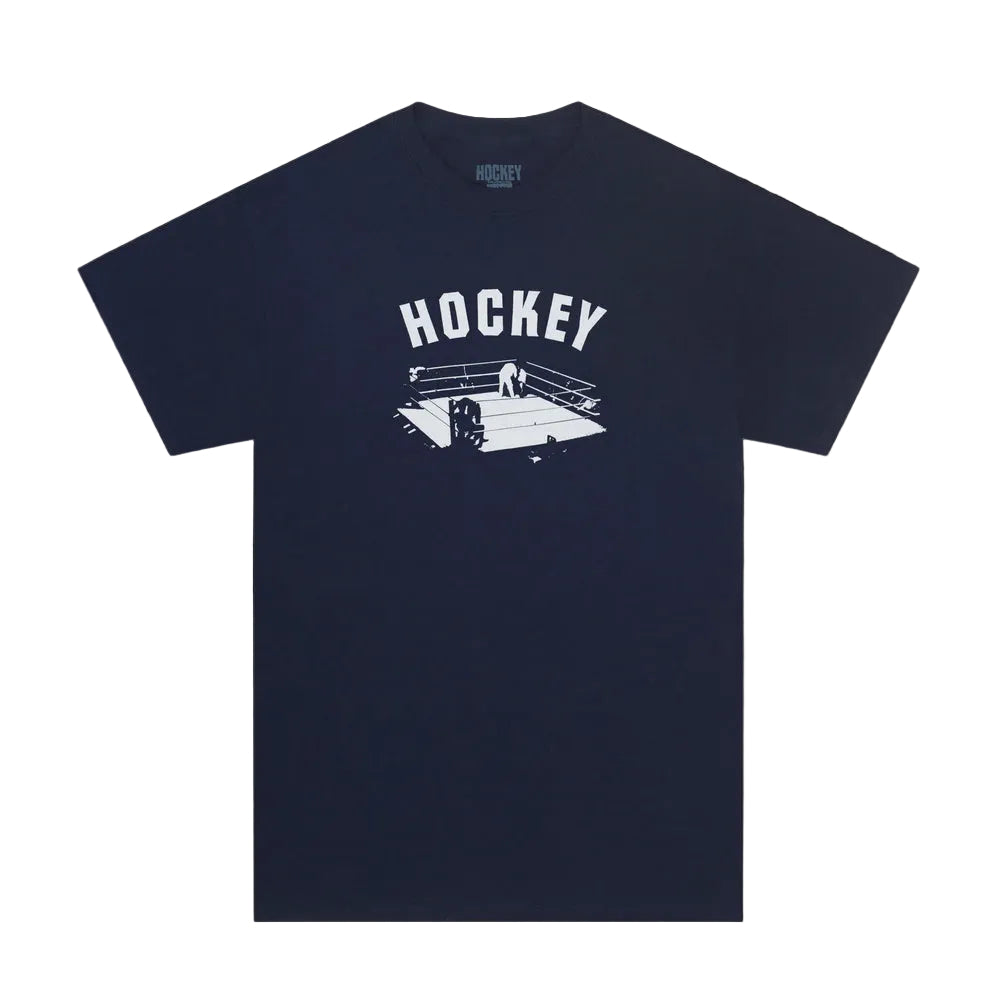 Hockey Corner Tee Navy Medium