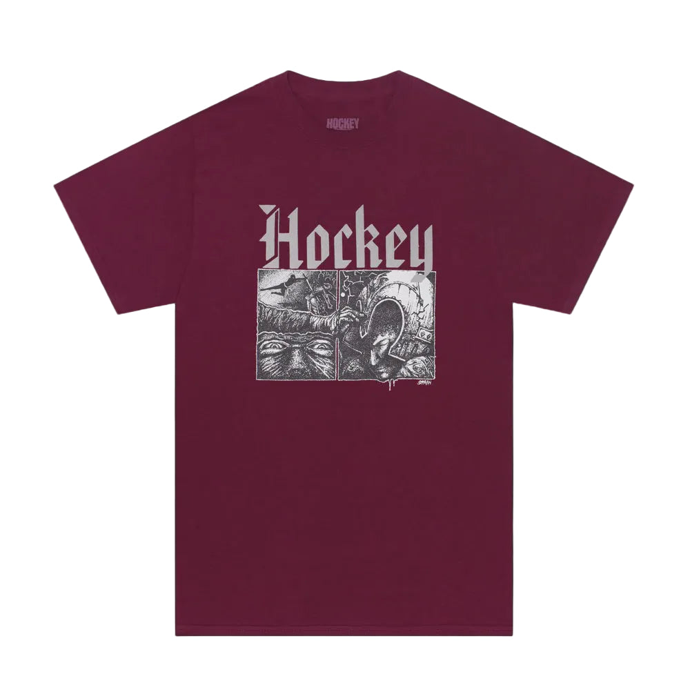 Hockey Middle Earth Tee Burgundy Small