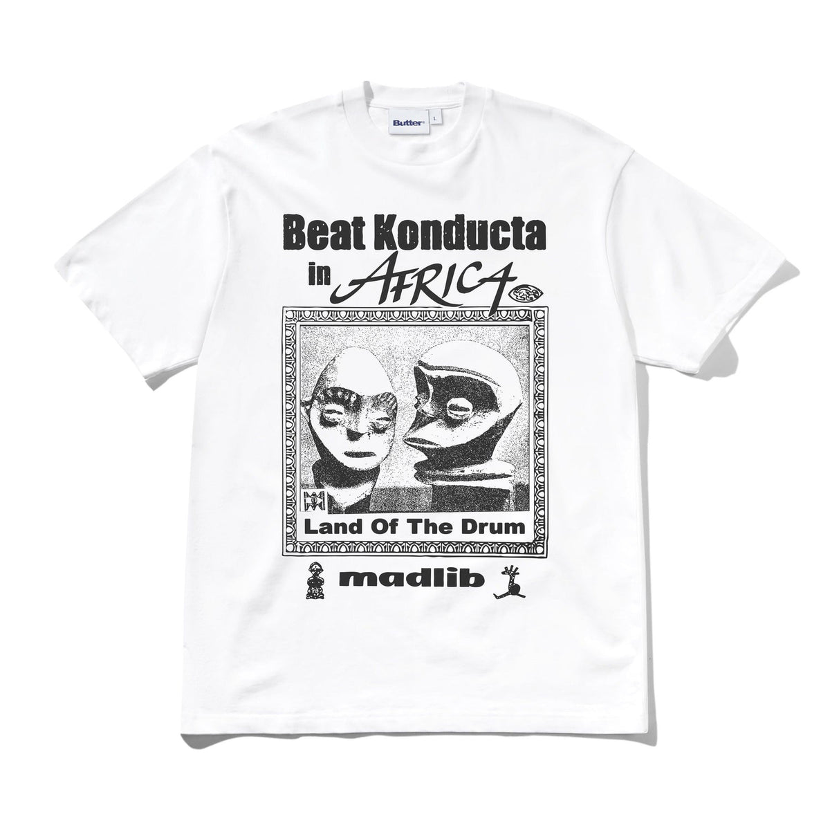 Butter Africa Tee White Large