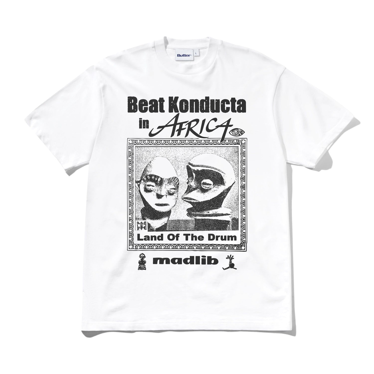 Butter Africa Tee White Large