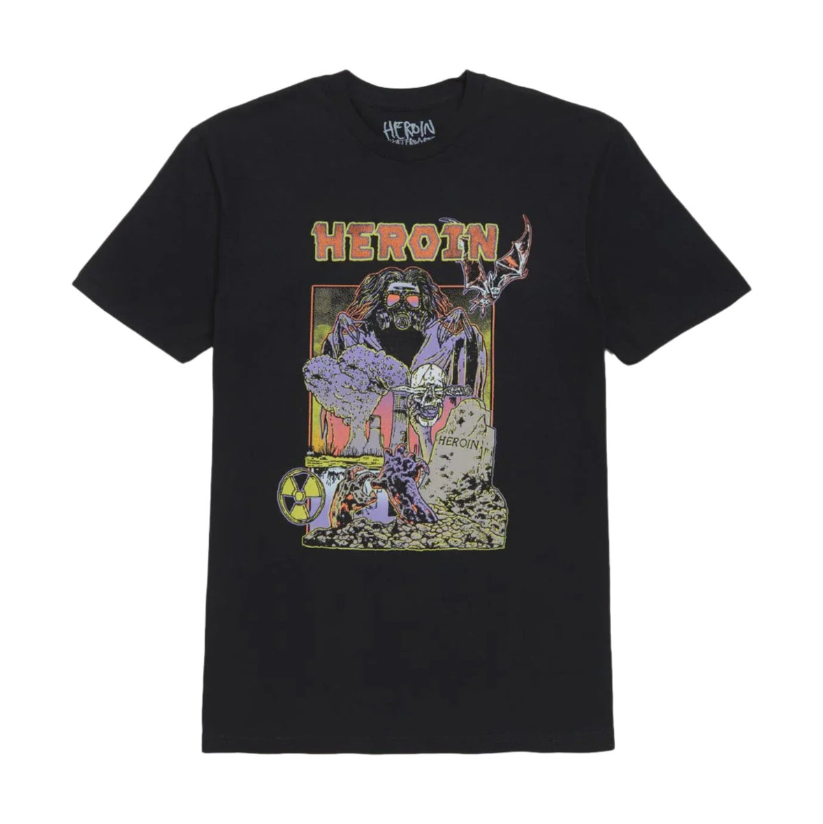 Heroin Hellscape Black Tee XL