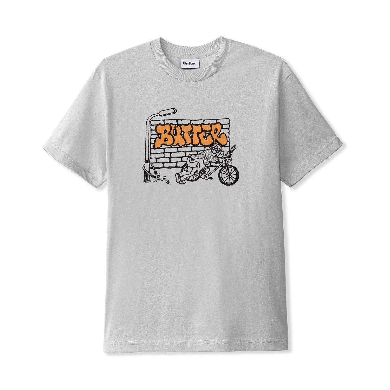 Butter Bike Tee Cement Large