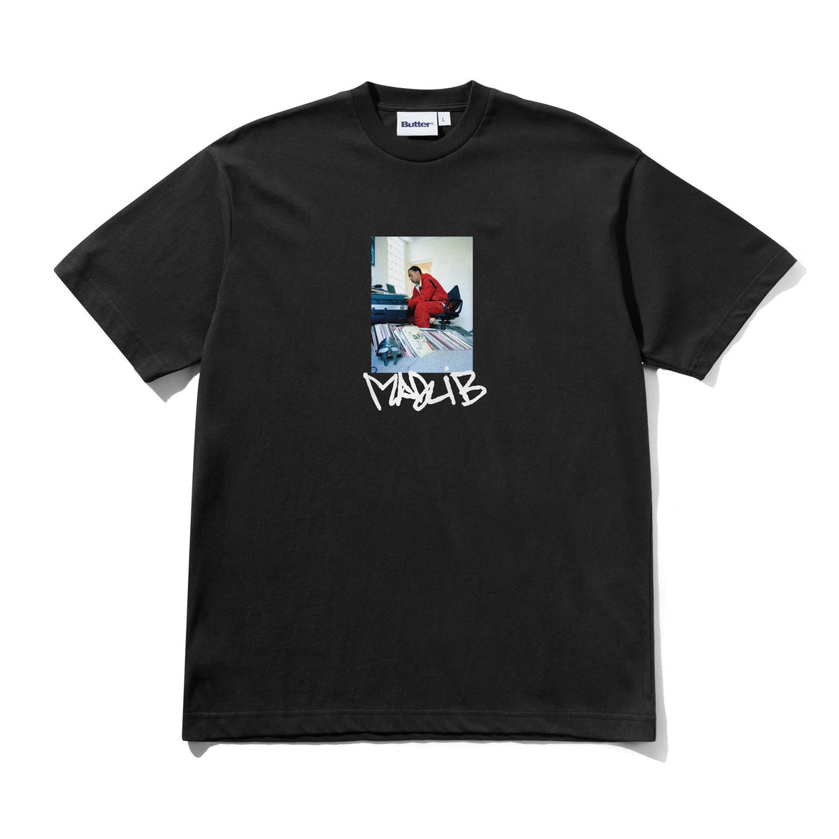Butter Bomb Shelter Tee Black Medium