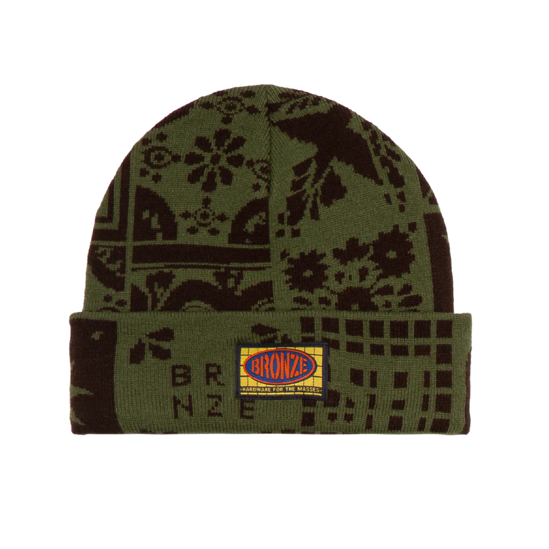 Bronze Azulejo Beanie Green