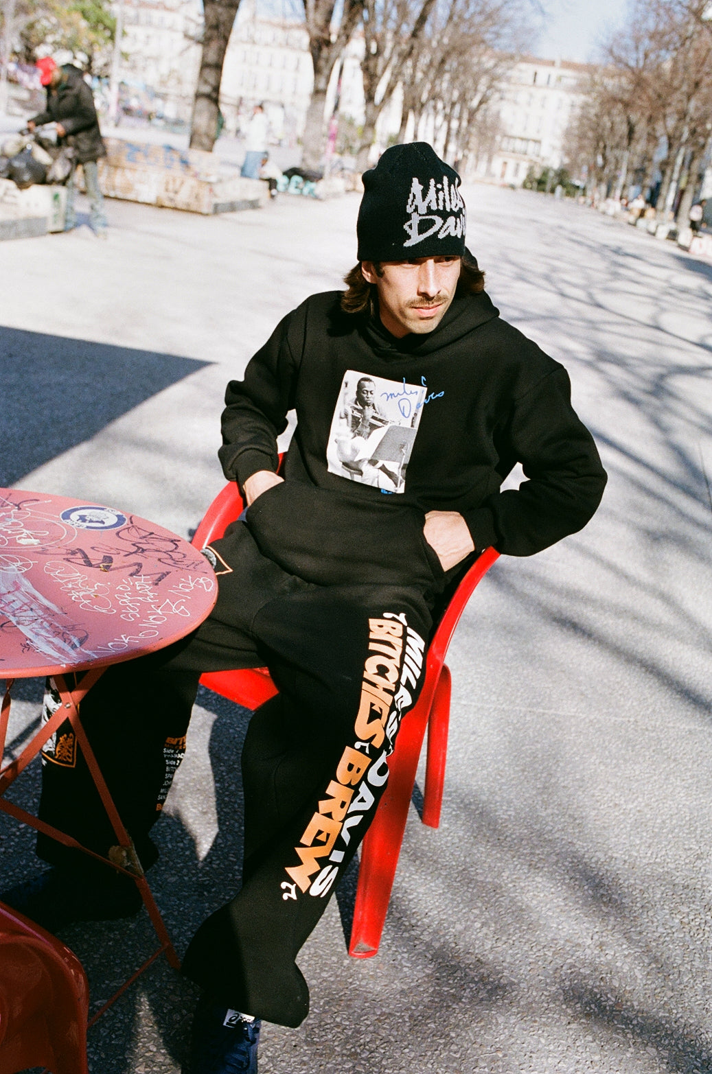 Butter Goods Miles Bitches Brew Sweatpants Black Large