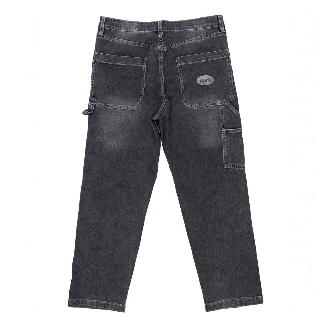 April Washed Black Carpenter Jean 30