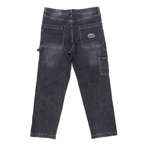 April Washed Black Carpenter Jean 30