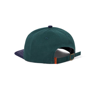 Butter Caterpillar 6 Panel Cap Forest/Navy