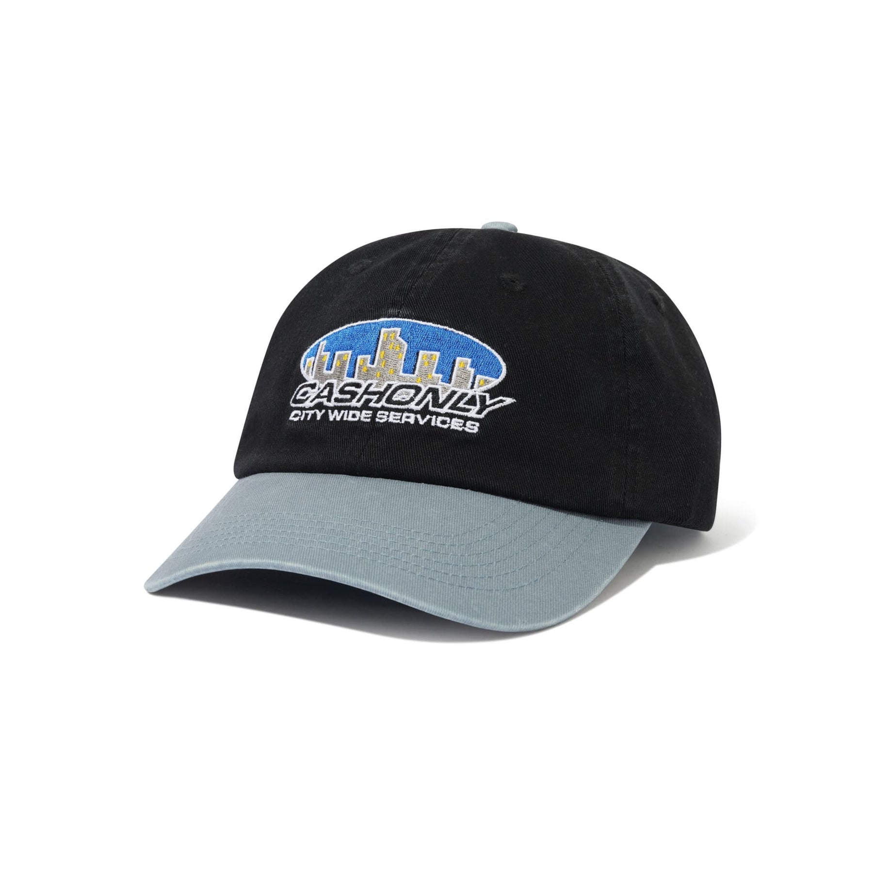 Cash Only City Wide 6 Panel Cap Black