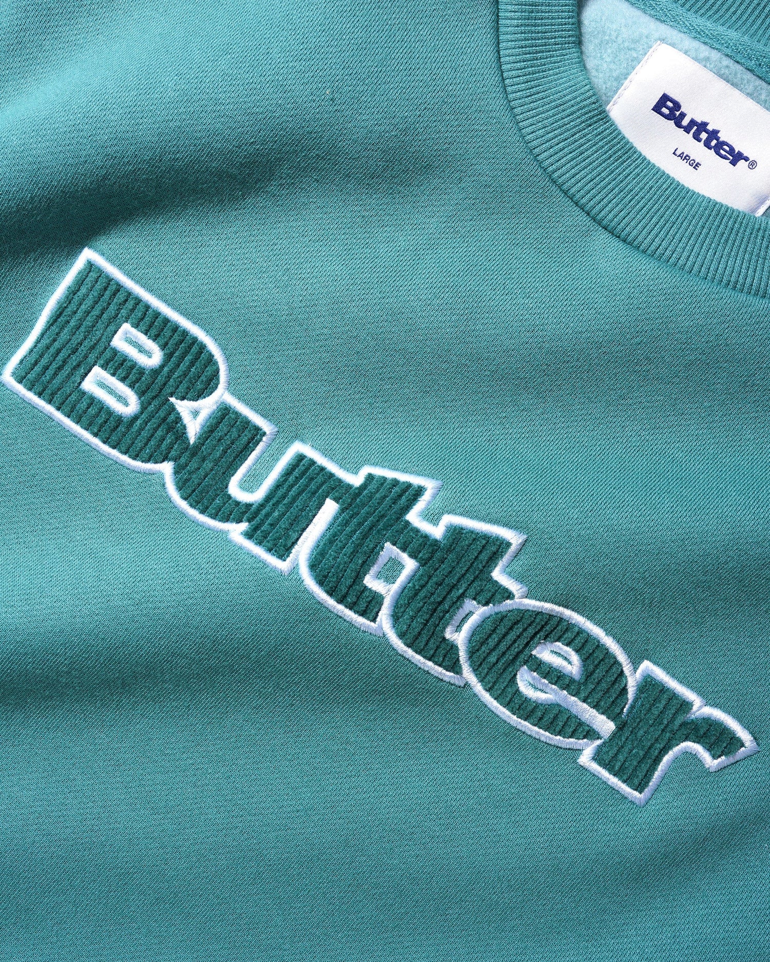 Butter Cord Logo Crewneck