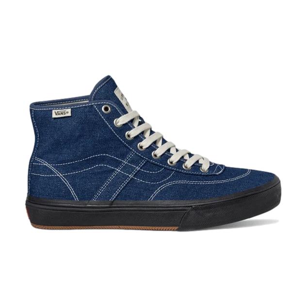 Vans Skate Crockett Hi Denim Car Blue