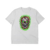 Cleaver Skull Tee White Small