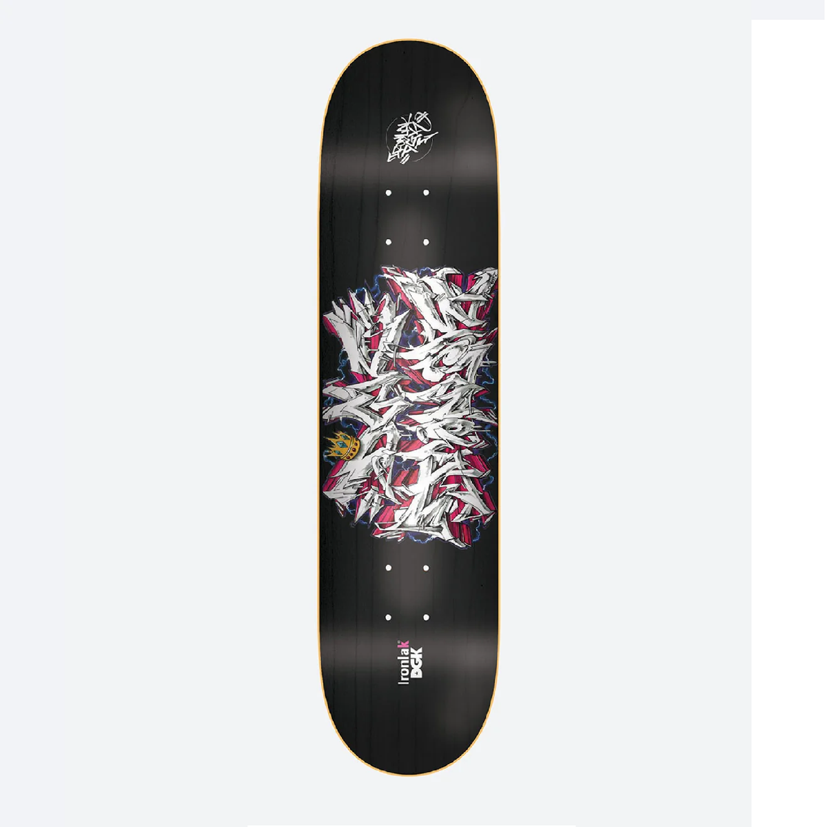 DGK Ironlak Volts Deck Black 8.5